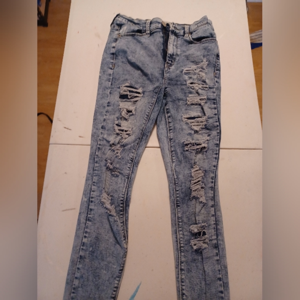 Mudd Flx Stretch Acid Wash Jeggings Size 5 Juniors